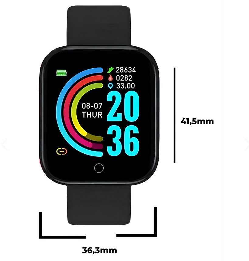 Smartwatch D20 Y68 Reloj Colores
