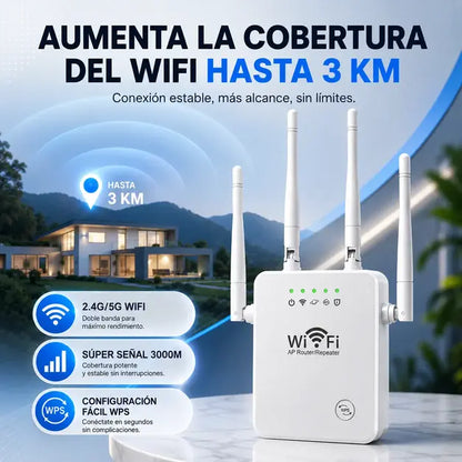 Wifi Amplificador | Lleva tu señal a todos los rincones de tu casa