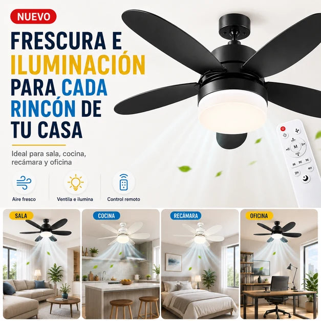 VentiLux: Convierte cualquier rincón en un espacio más fresco e iluminado en minutos