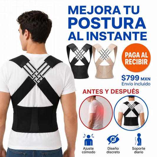 Corrector de Postura | Corrige tu postura y siéntete más cómodo cada día 💙
