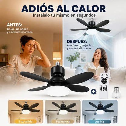 VentiLux: Convierte cualquier rincón en un espacio más fresco e iluminado en minutos