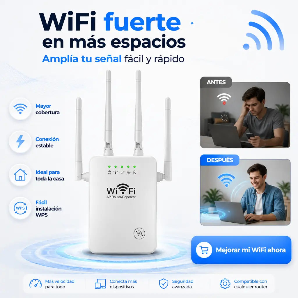 Lleva tu WiFi a todos los rincones de tu casa